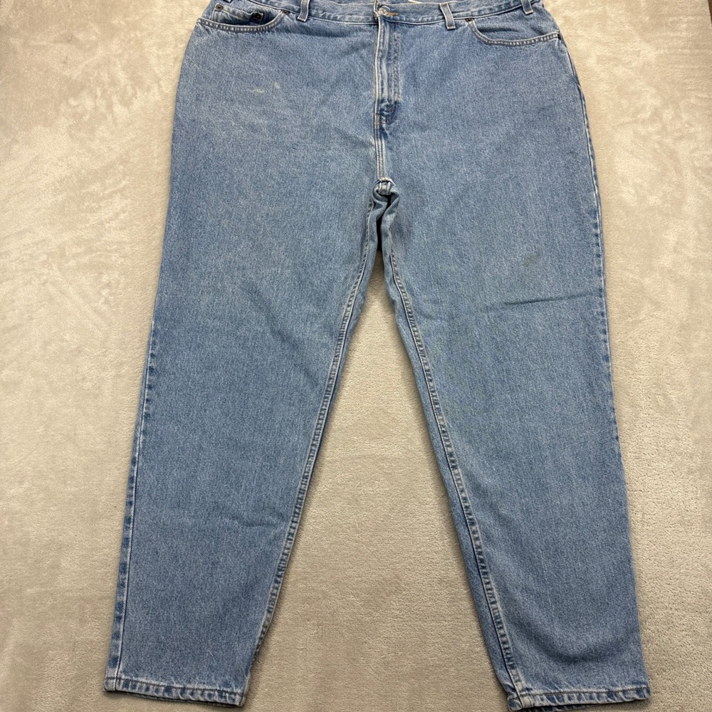 Vintage Levi's 550‎ Jeans Women's 24 M Relaxed Fit Tapered Leg Light Wash Denim